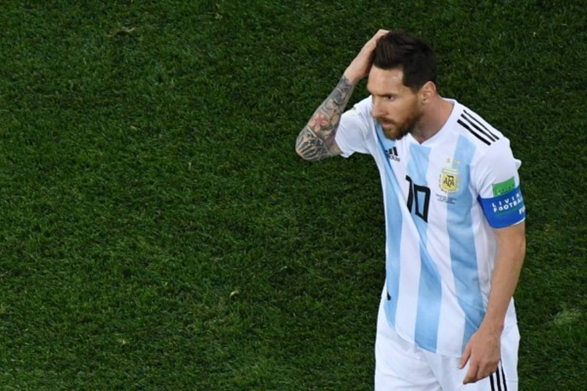 FOTOS: La tristeza y bronca de Lionel Messi ante Croacia