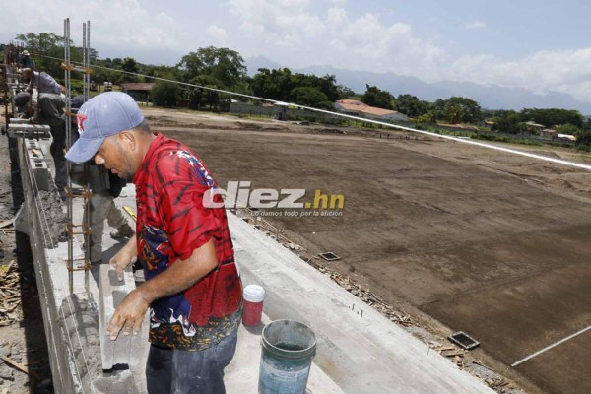 ¡Una joya! Así avanzan los trabajos del estadio del Parrillas One