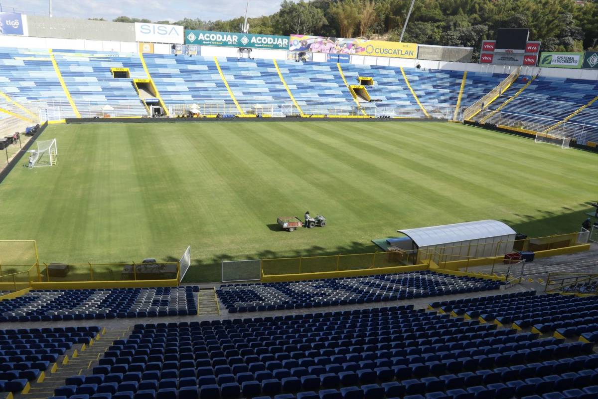 ¡Remodelado y embellecido por Messi! Así luce el Estadio Cuscatlán para la visita del Inter Miami a El Salvador
