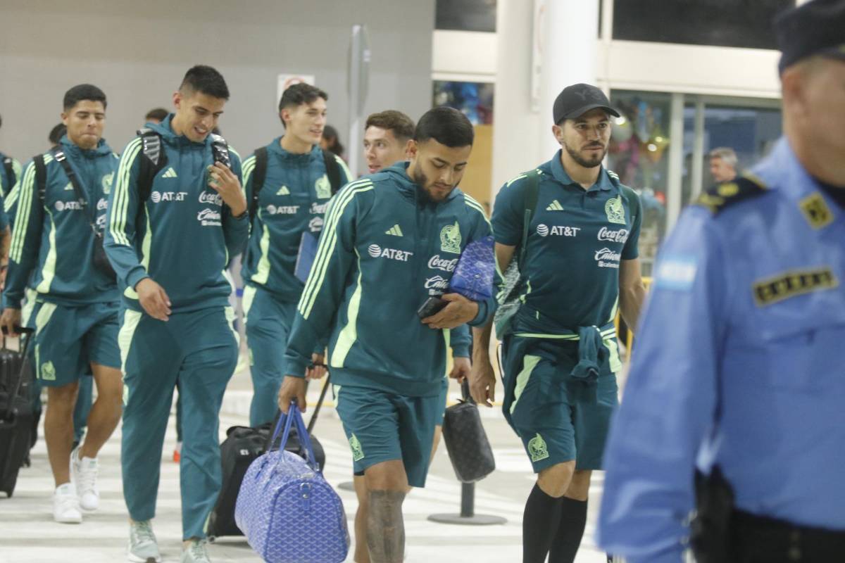 Selección Mexicana llega a Honduras: sonrientes y llenos de confianza, la plantilla se instaló en San Pedro Sula