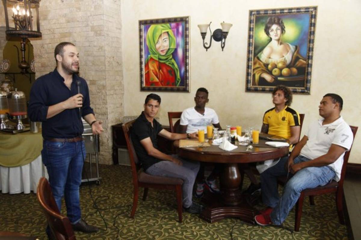 FOTOS: Así fue el desayuno de los cuatro héroes olímpicos de Honduras