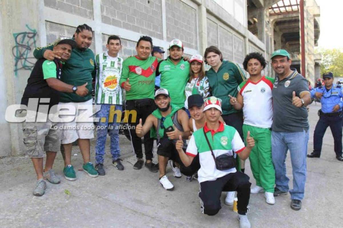 ¡LOCURA! Caravana verdolaga rumbo al Nacional de Tegucigalpa