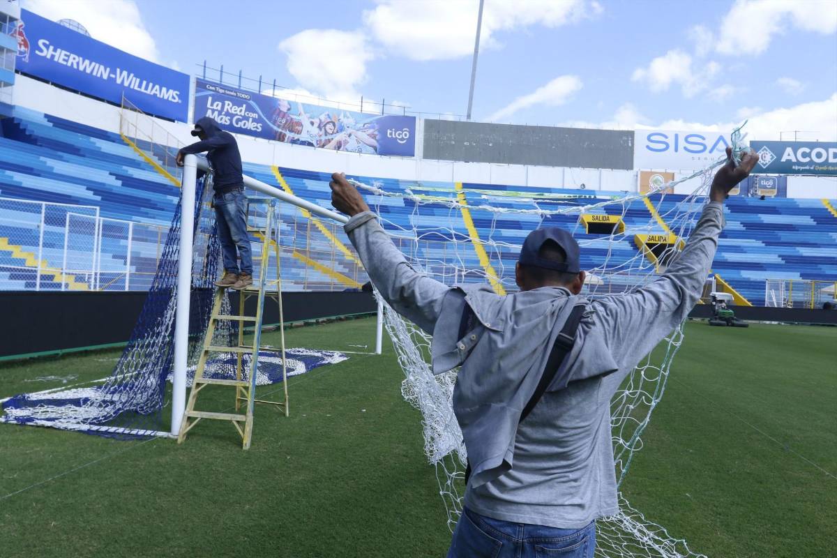 ¡Remodelado y embellecido por Messi! Así luce el Estadio Cuscatlán para la visita del Inter Miami a El Salvador