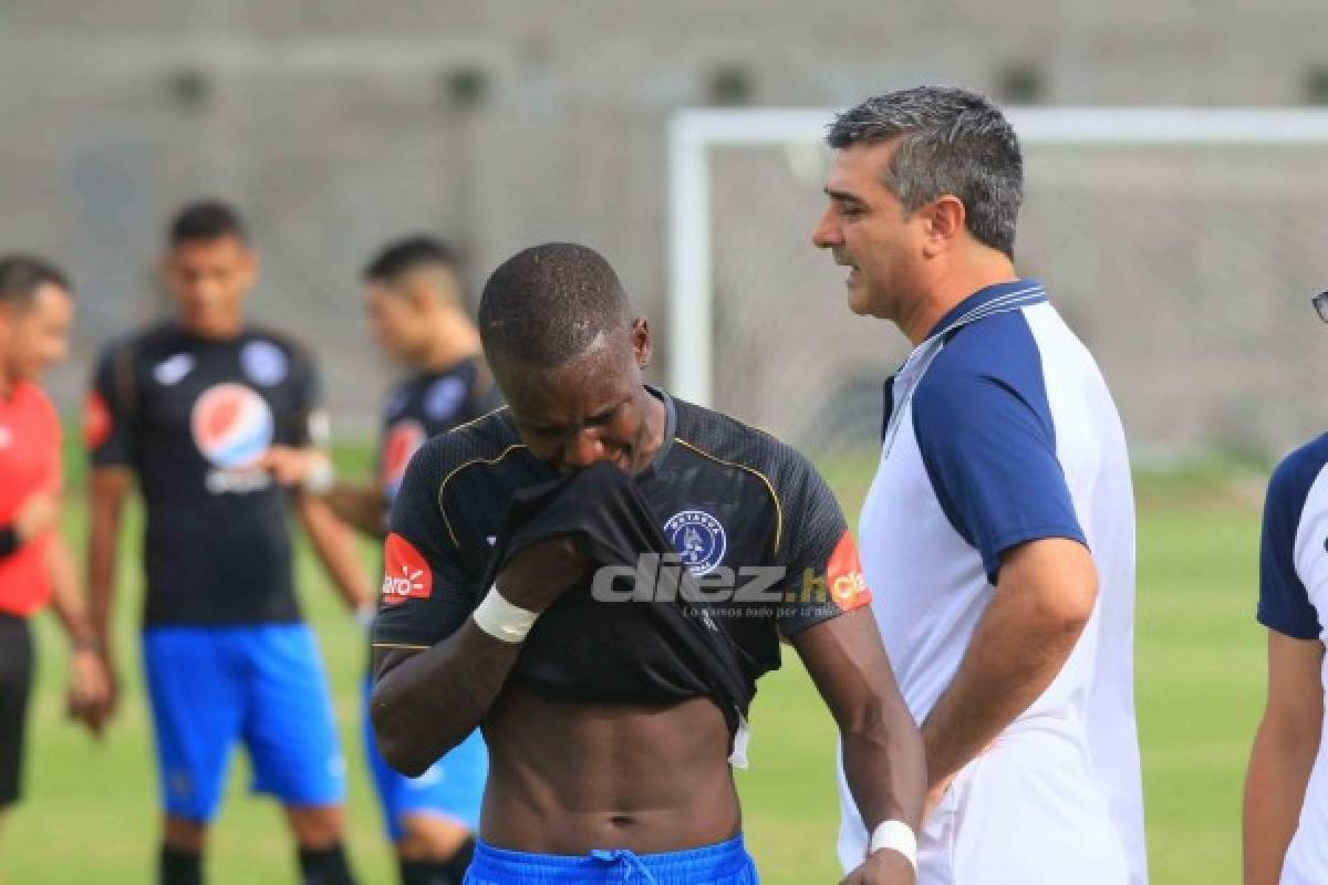 Dramáticas imágenes: El fútbol vuelve a golpear a Rubilio Castillo