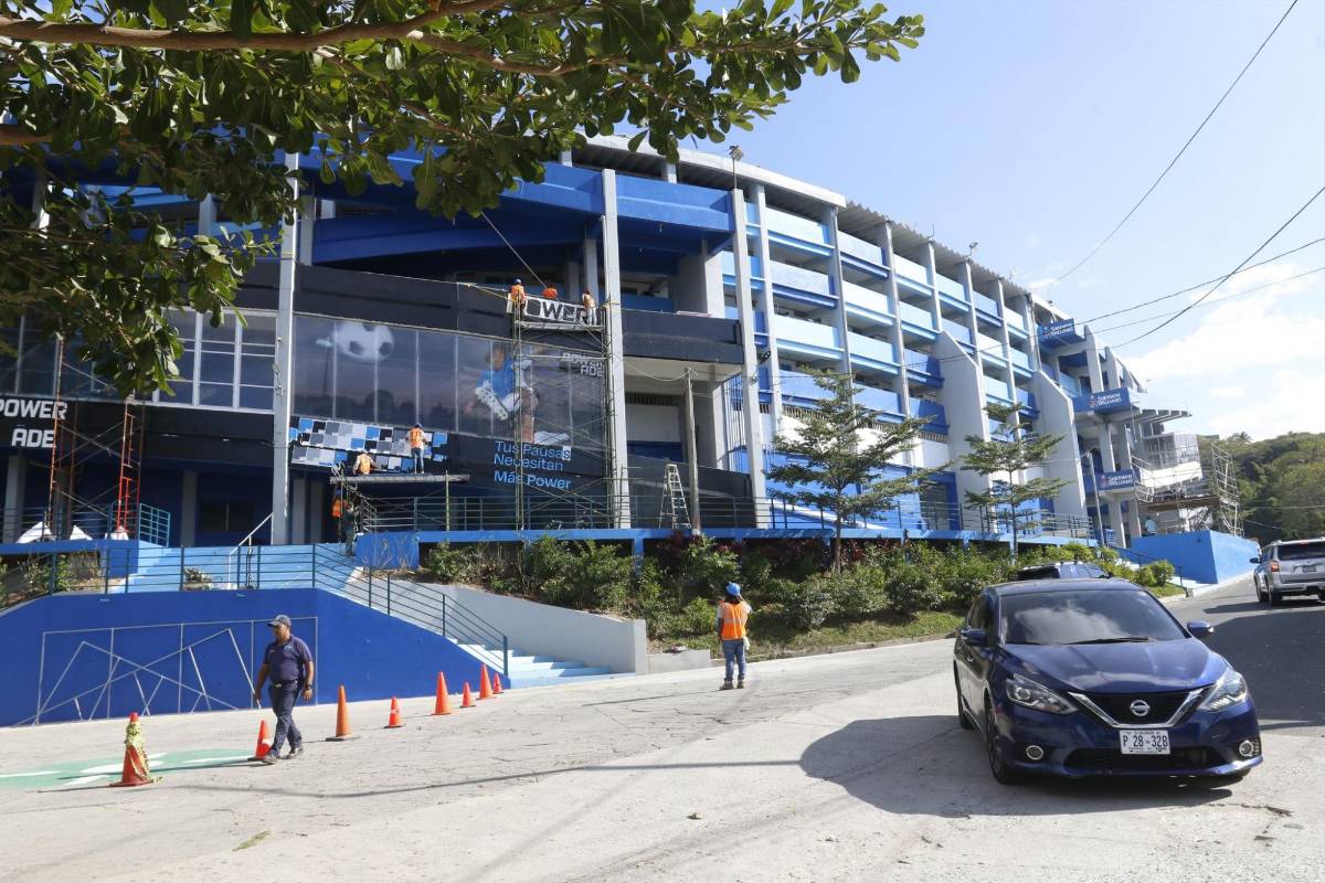 ¡Remodelado y embellecido por Messi! Así luce el Estadio Cuscatlán para la visita del Inter Miami a El Salvador