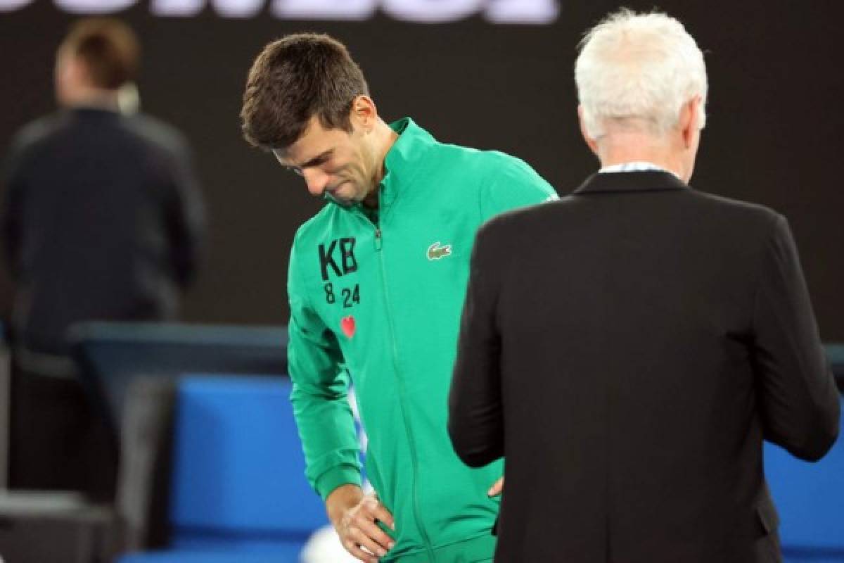 Djokovic se derrumba en plena transmisión en vivo por la muerte de Kobe Bryant