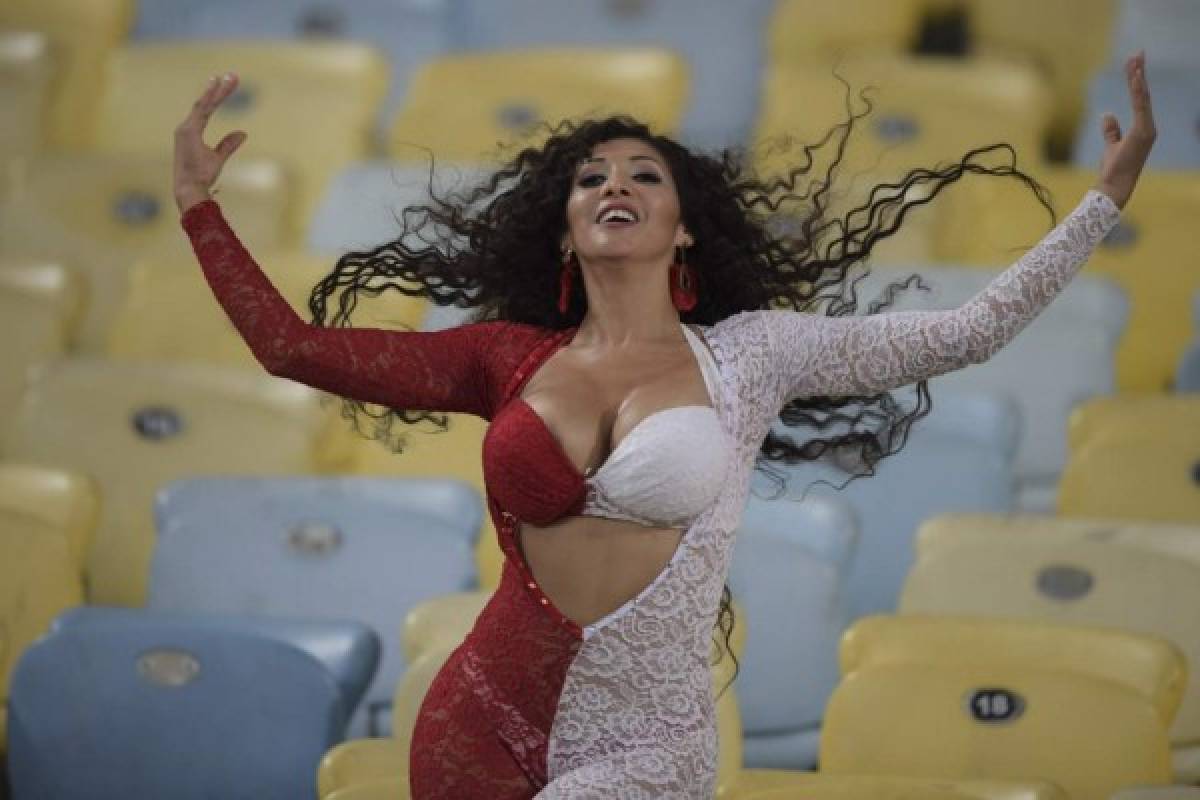 Copa América 2019: Hermosa peruana levanta suspiros durante el Bolivia-Perú en el Maracaná