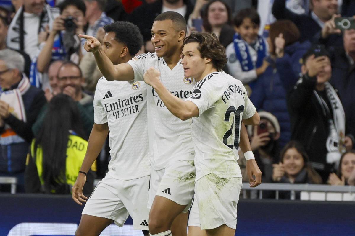 Con golazo de Mbappé, Real Madrid vence al Getafe y acaricia el liderato de LaLiga tras la caída del Barcelona