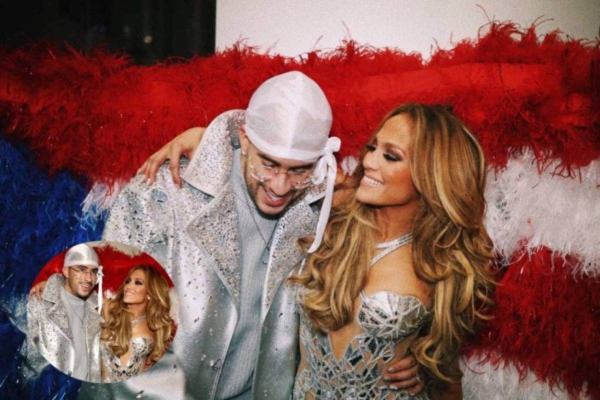 Super Bowl: La imagen viral de Jennifer López y Bad Bunny causa furor en las redes sociales