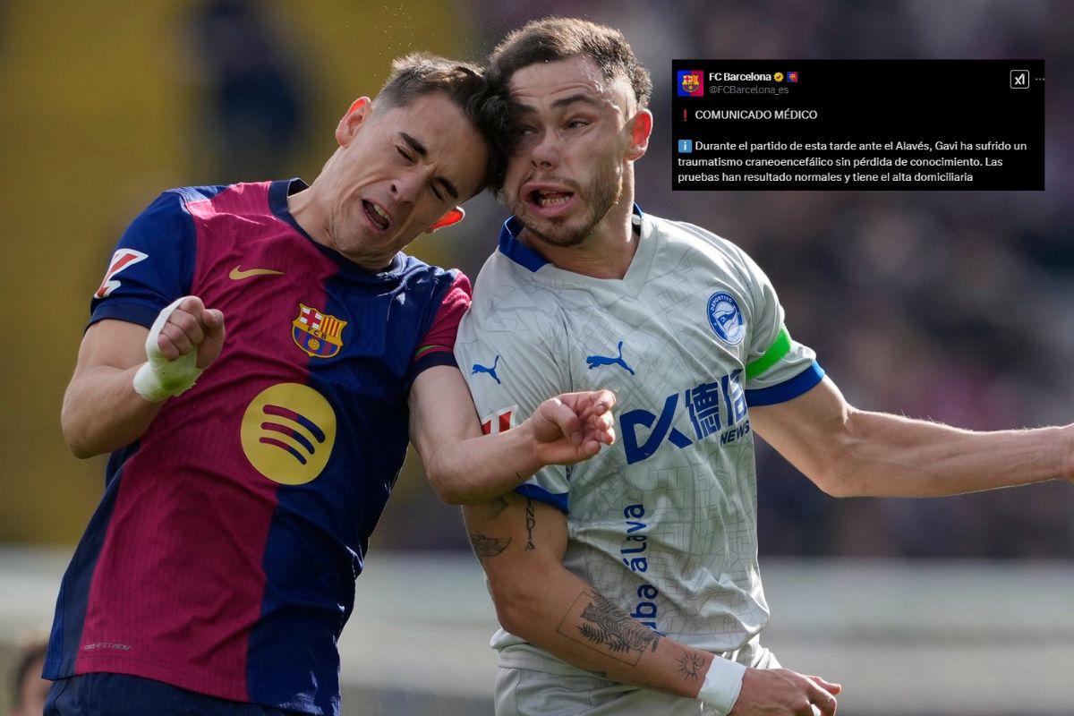 Gavi dio tremendo susto y Barcelona gira comunicado: se confirma el estado del jugador
