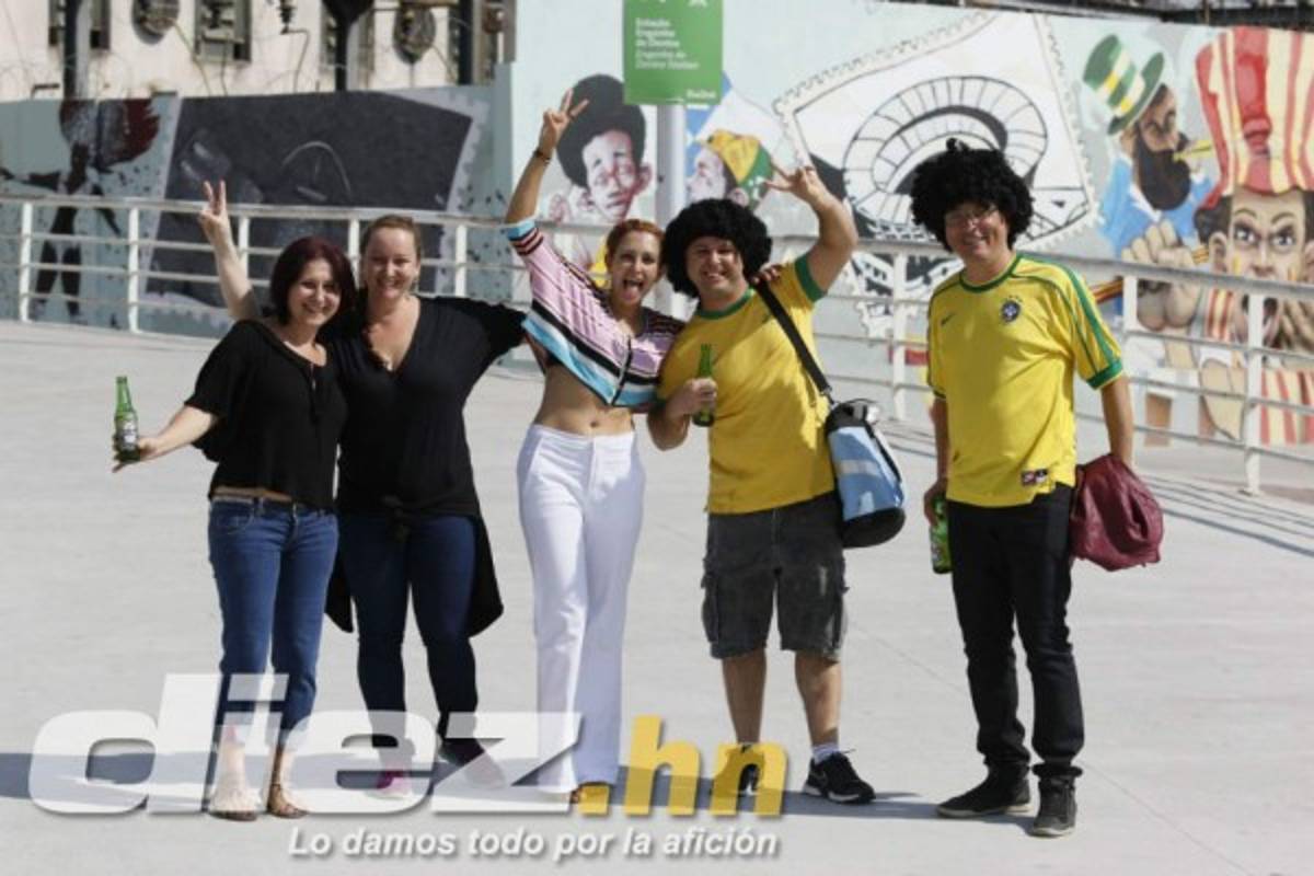 Así se vive el ambiente previo al juego Honduras vs Argelia