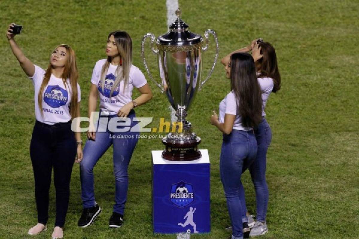 ¡Belleza y ambientazo! La final de Copa Presidente entre Platense y Real España en fotos