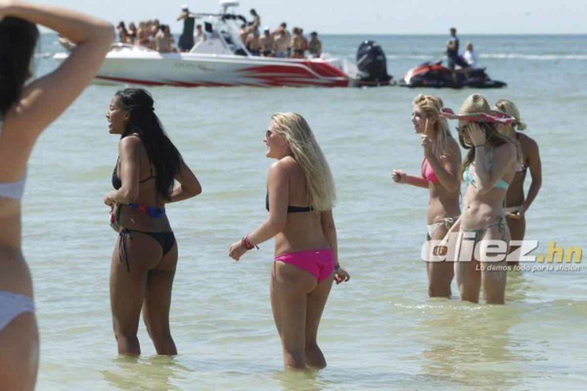 Las bellezas que calientan Fort Myers, lugar donde se concentra Honduras