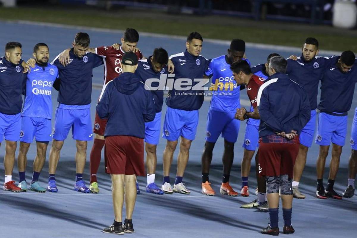 ¡Risas, chamarras y la charla! Motagua reconoció el Doroteo Guamuch Flores y está listo para enfrentar a Comunicaciones