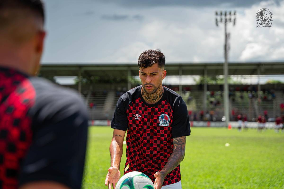 Gabriel Araújo, el debutante del Olimpia en Tocoa.