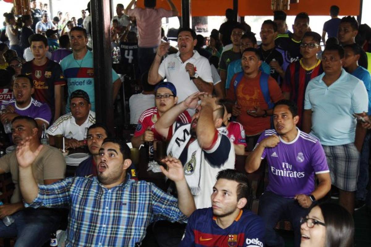 Así se vivió en Honduras el espectacular clásico Real Madrid-Barcelona