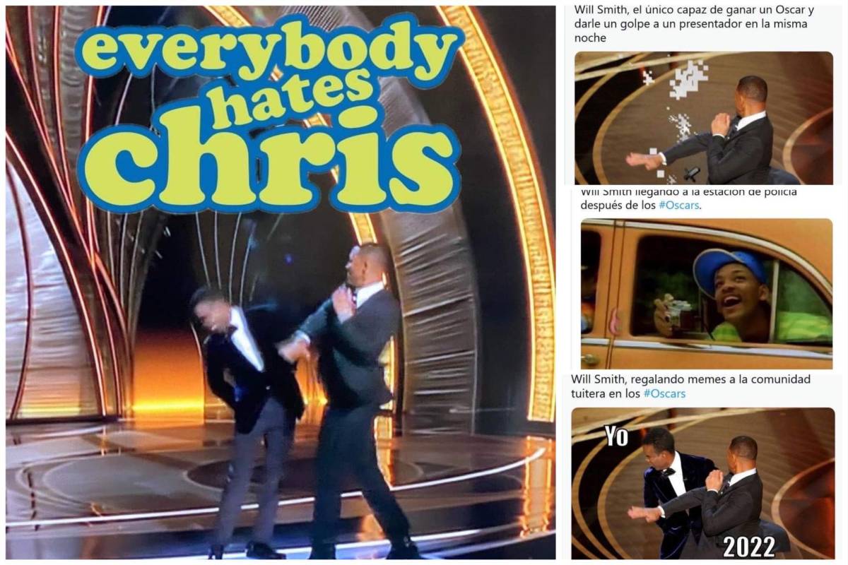 Los mejores memes de la agresión viral de Will Smith a Chris Rock en la gala de los Oscar