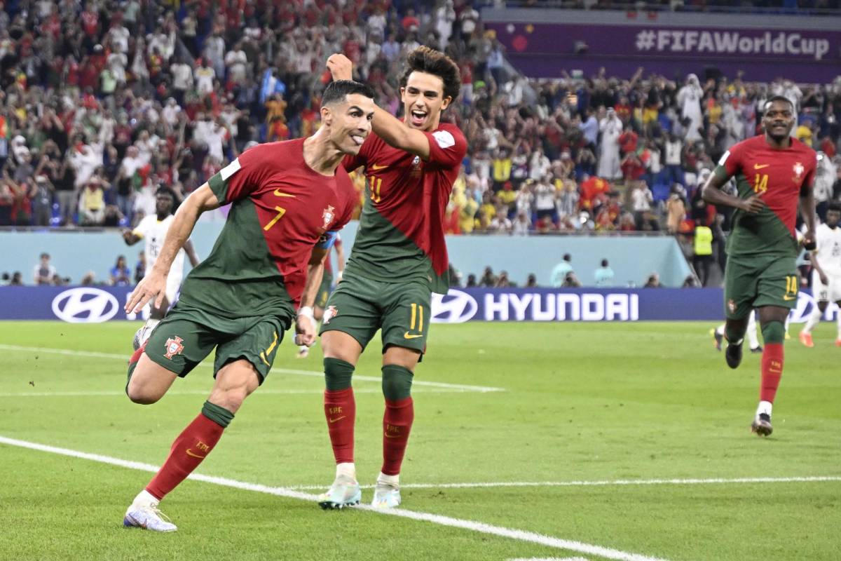 No se vio en TV: La celebración de Ghana a lo CR7; el llanto de Cristiano y la polémica en el penal de Portugal