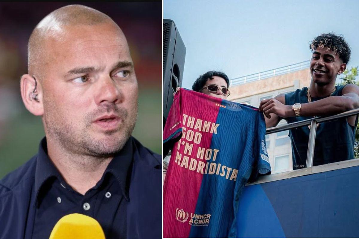 Sneijder ataca al Barcelona: Celebran la Liga como si hubieran conquistado...