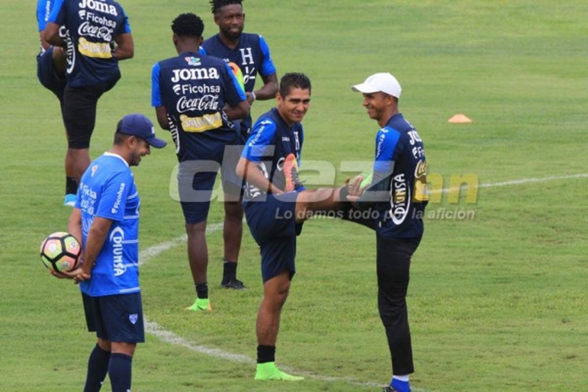 Las imágenes que dejó el primer entreno de Honduras de cara a la Copa Oro