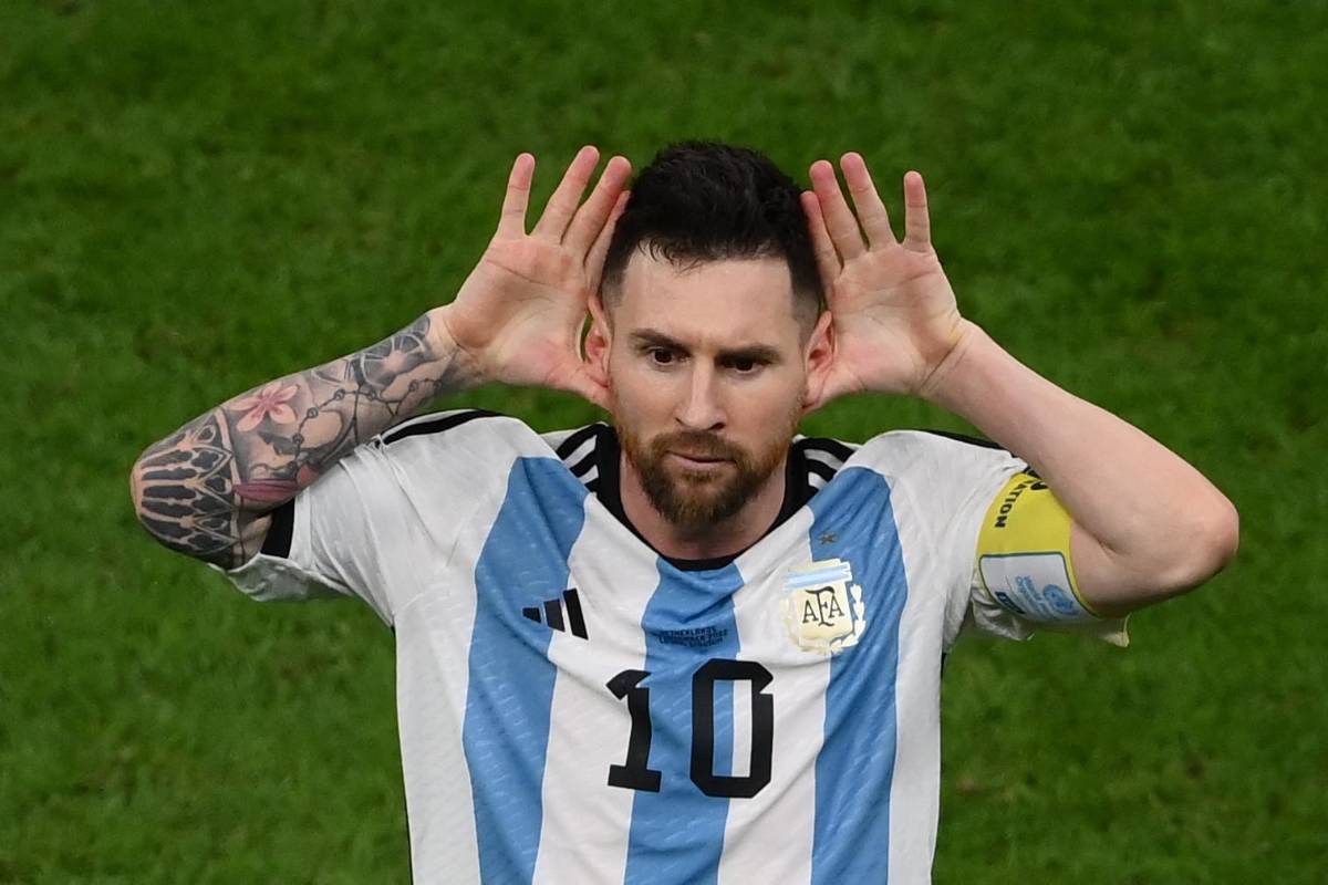 FOTOS: el desafiante festejo de Messi tras su récord, Antonella la goza en el palco, tremendo zafarrancho y Argentina explota