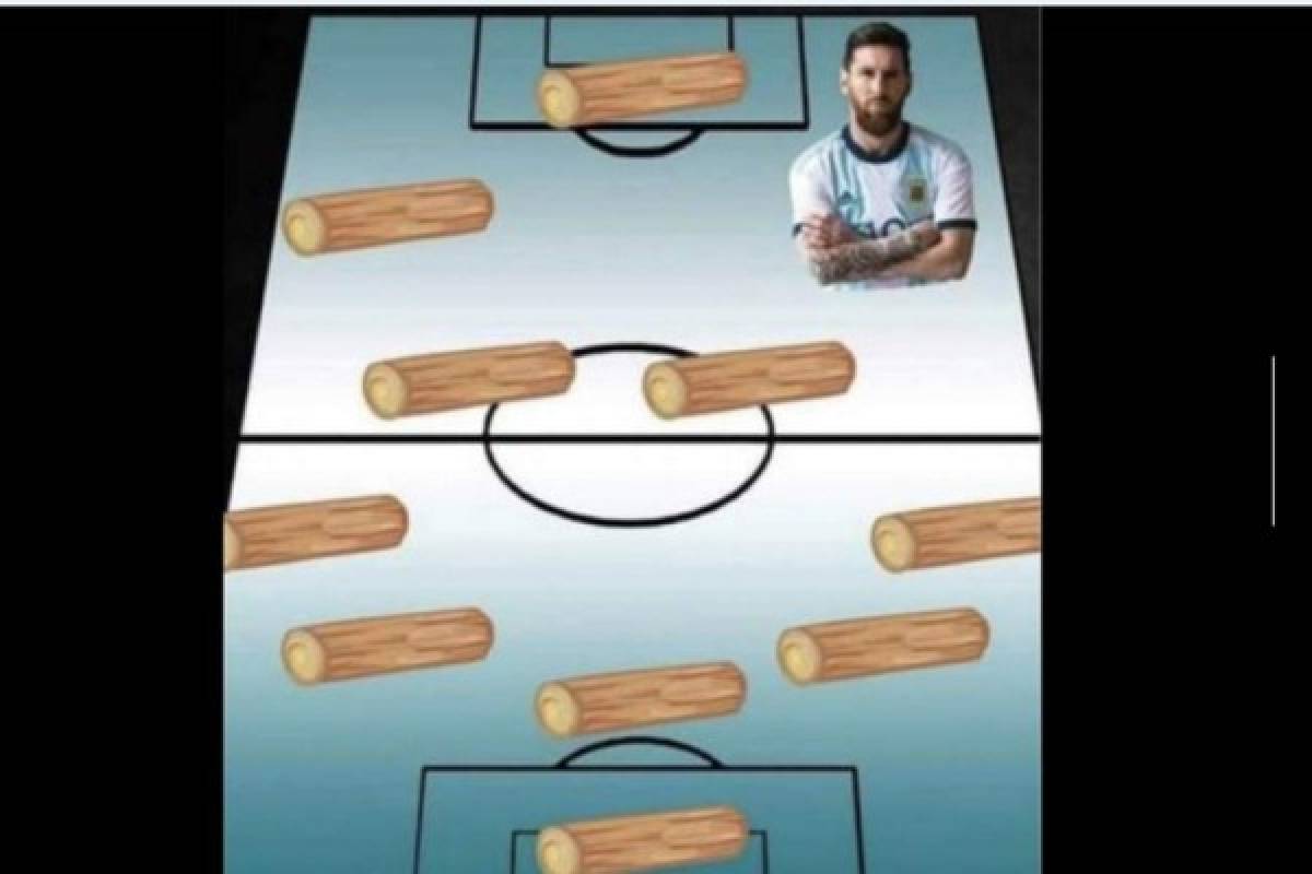 Memes atacan a Messi y ridiculizan a Argentina tras perder ante Colombia