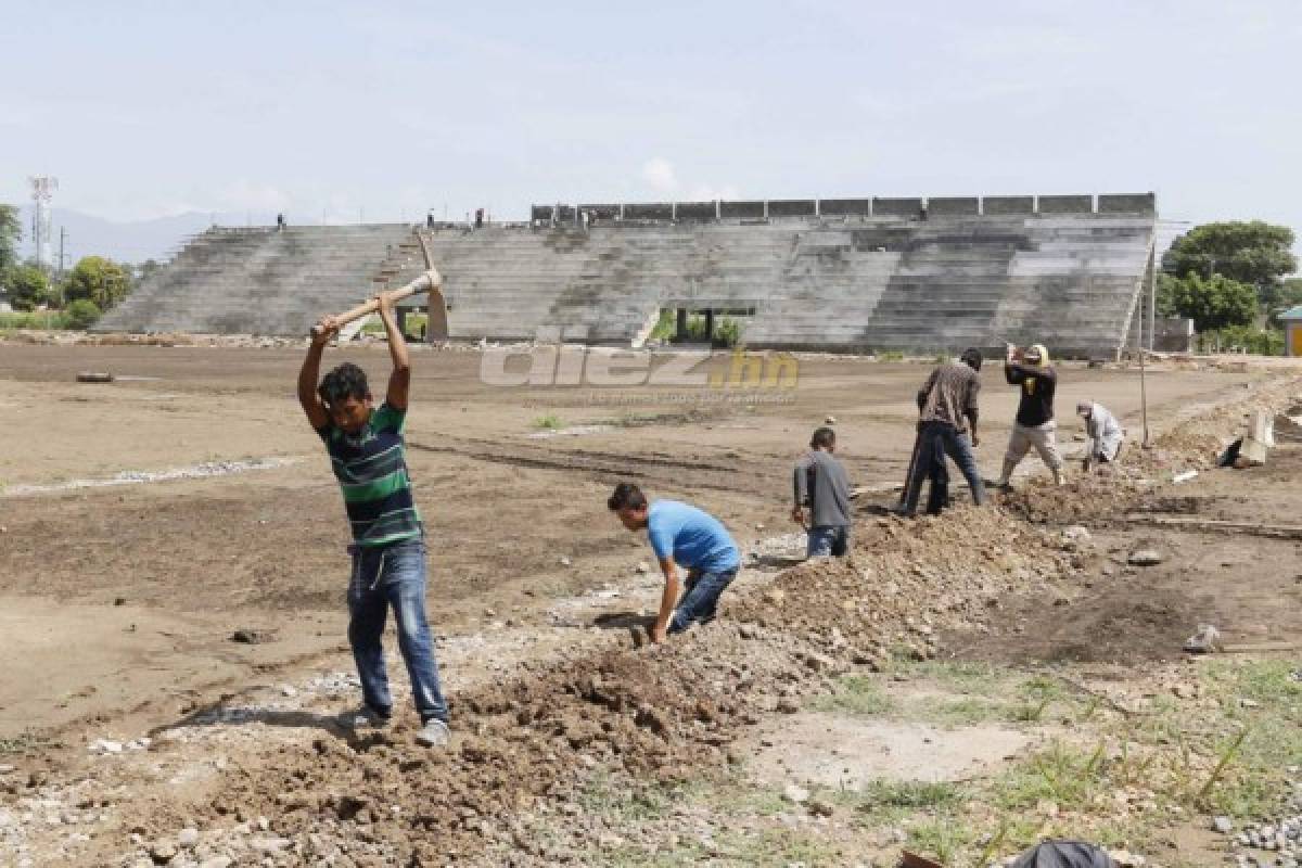 ¡Una joya! Así avanzan los trabajos del estadio del Parrillas One