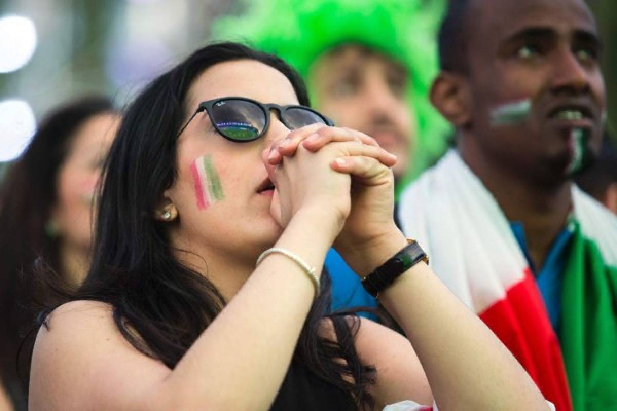 FOTOS: Las bellezas del Italia-Alemania por la Euro 2016