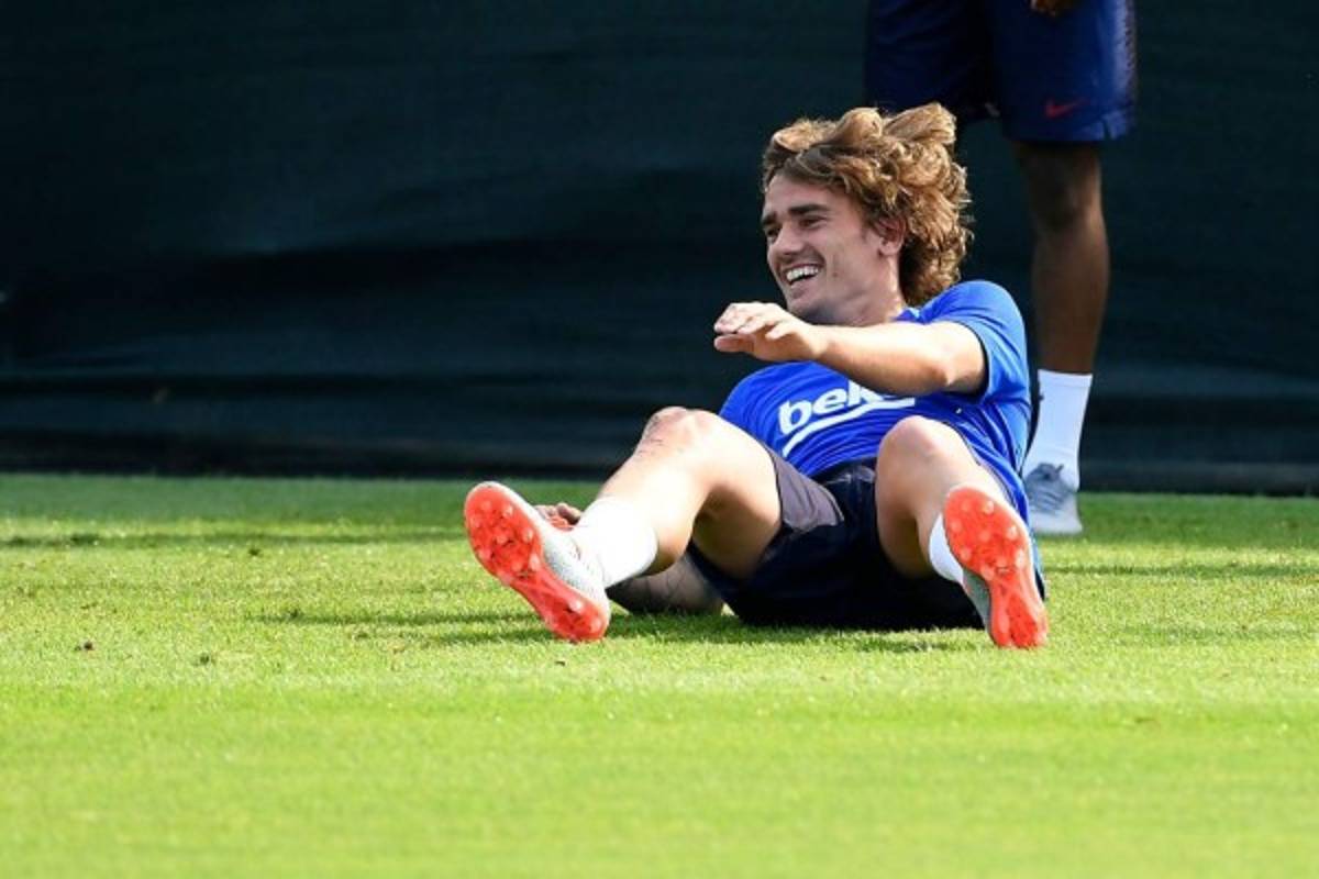 Griezmann, pura risa: Así fue el primer entrenamiento del Barcelona con sus fichajes
