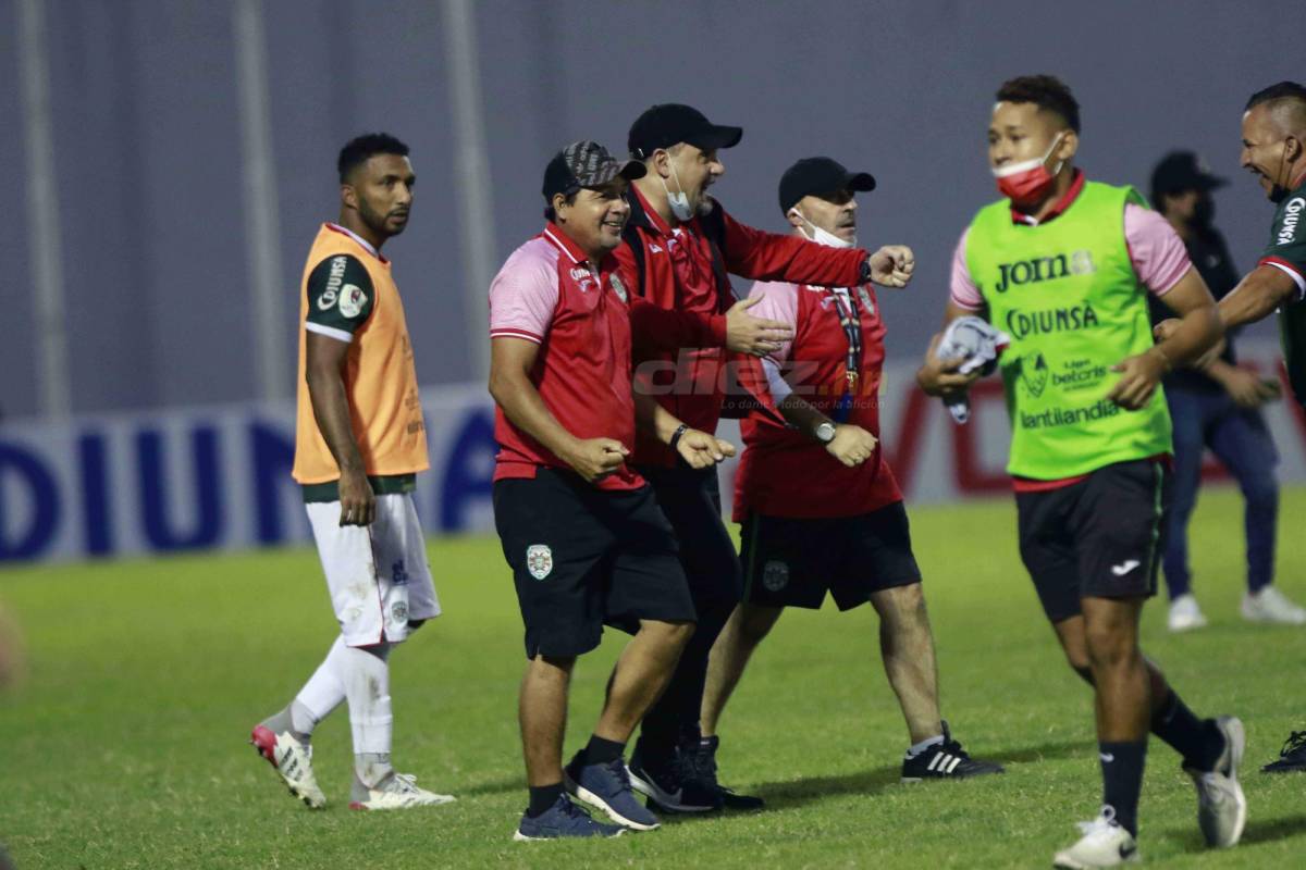 La locura del Tato tras ganarle a Olimpia, así vivió Lavallén la primera derrota y las decepciones imágenes de jugadores de Motagua