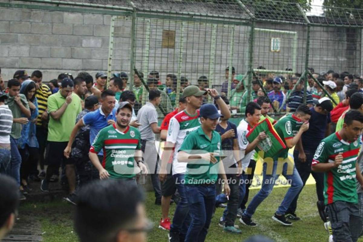 Las imágenes que no viste en TV de incidentes en el Yankel Rosenthal