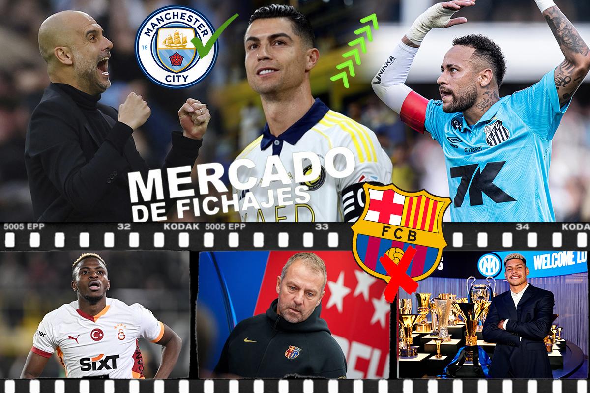 Hansi Flick se carga a figura del Barcelona y el anuncio de Cristiano Ronaldo; bomba en Arabia Saudita