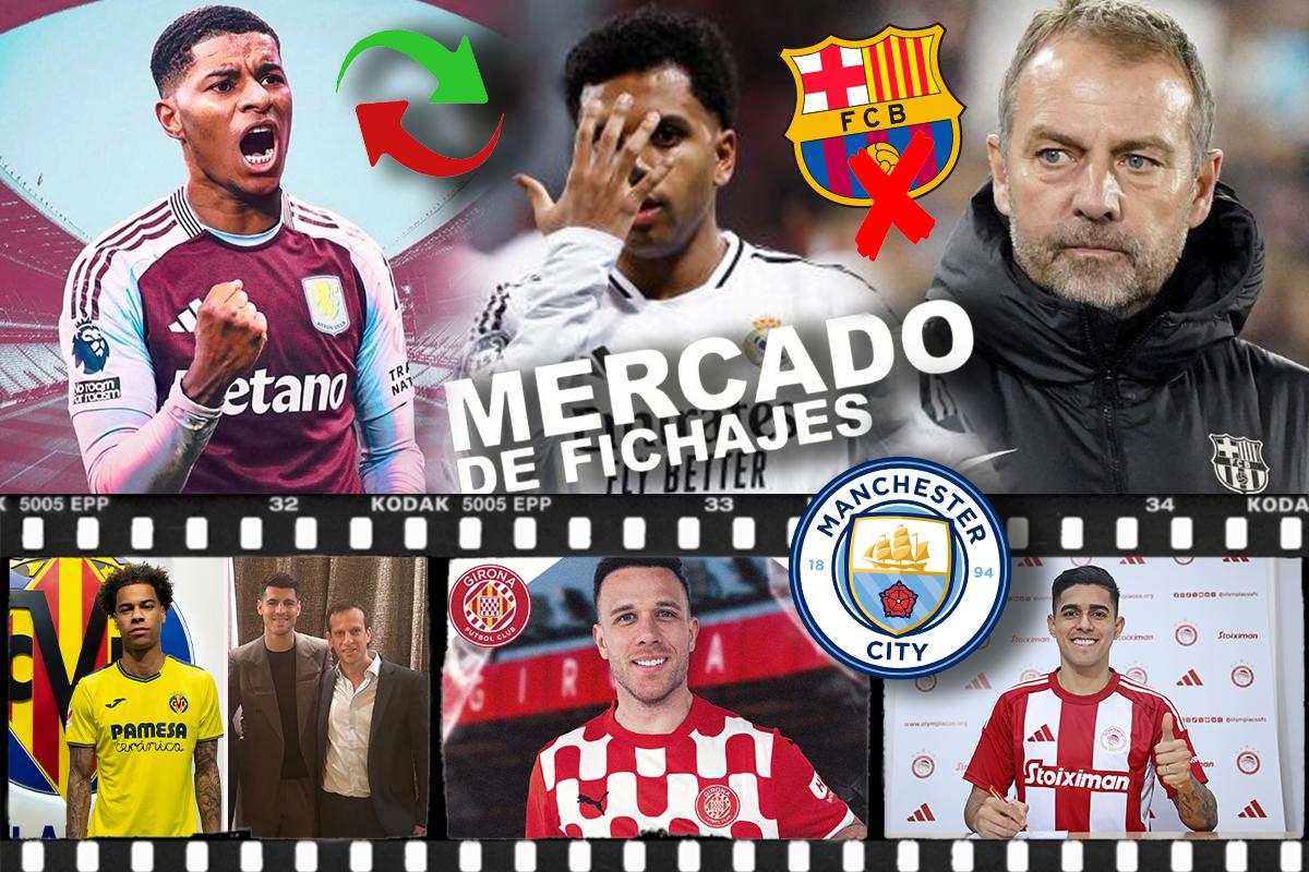 Hansi Flick borra a un “intocable” del Barça y la decisión de Rodrygo; locura del Manchester City por 60 millones