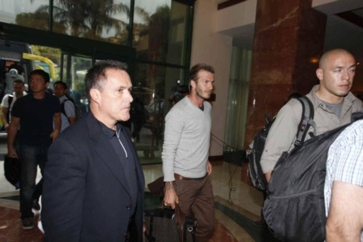 El día que David Beckham volvió 'locas” a las mujeres en el Nacional cuando vino a Honduras