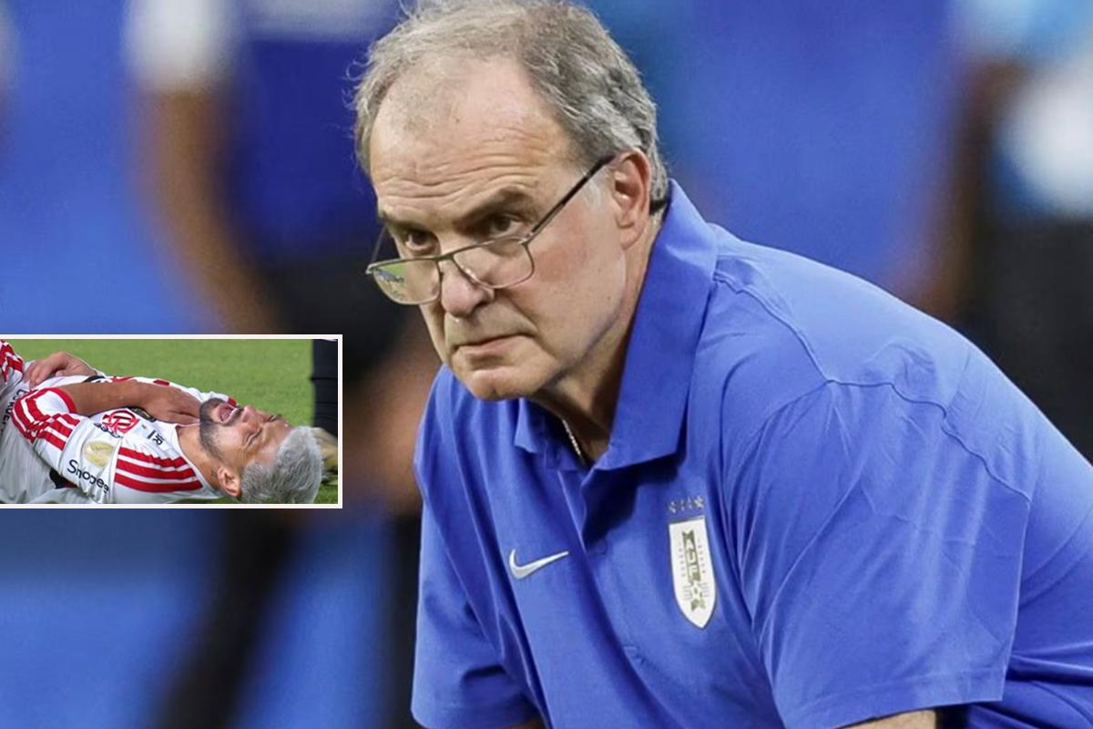 Bielsa y un golpe demoledor con Uruguay: se fracturó y está fuera del Mundial 2026