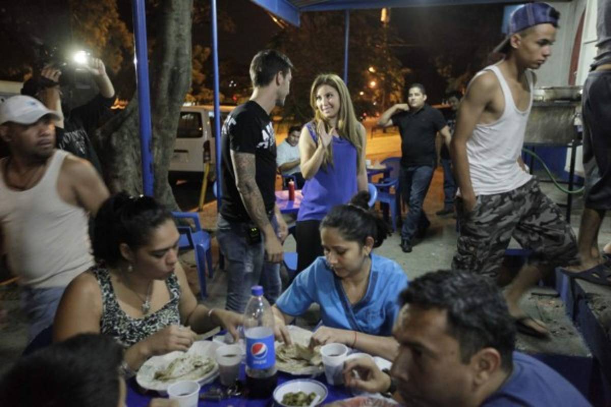 FOTOS: Luciano Ursino y su primera baleada en Honduras