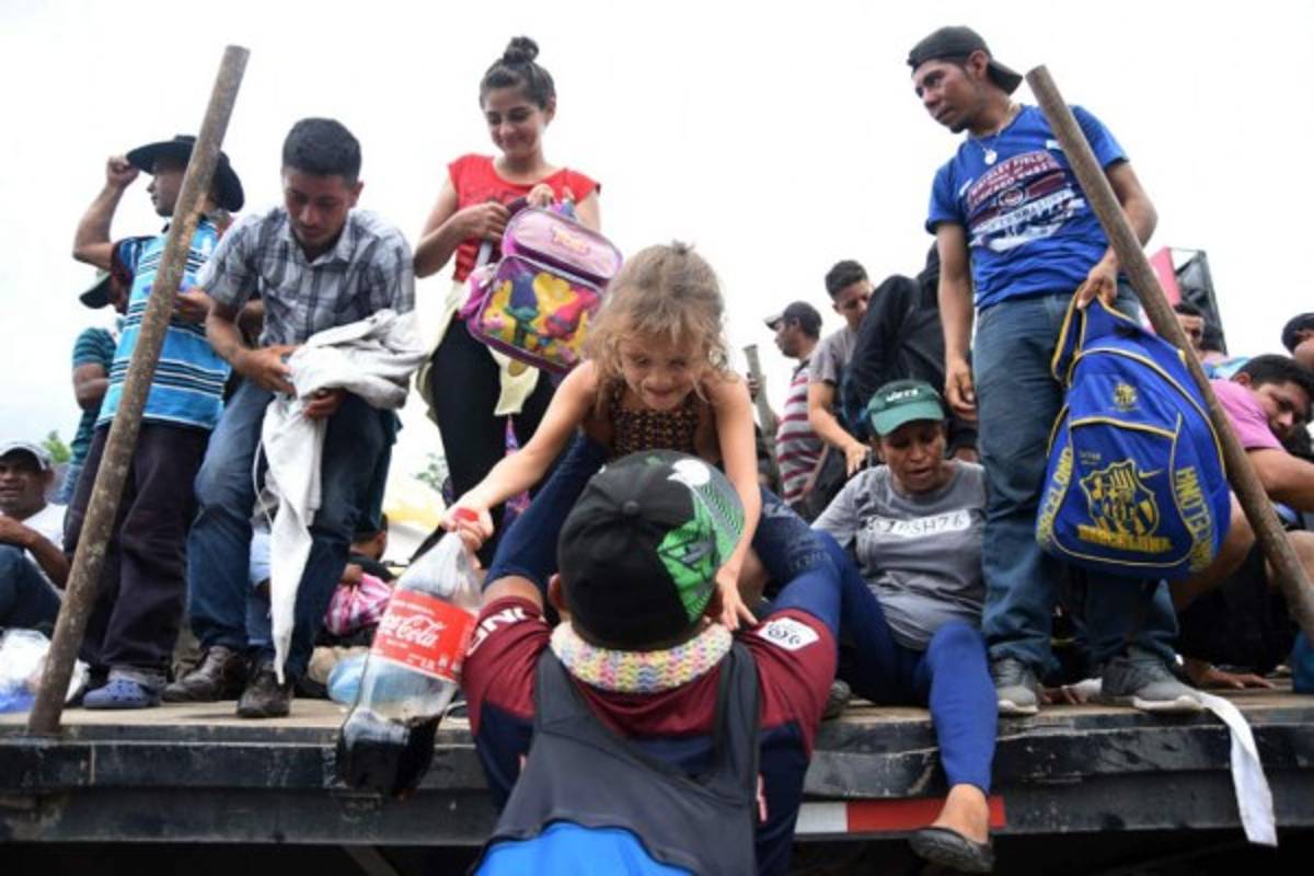 Así va la caravana de migrantes hondureños rumbo a Estados Unidos