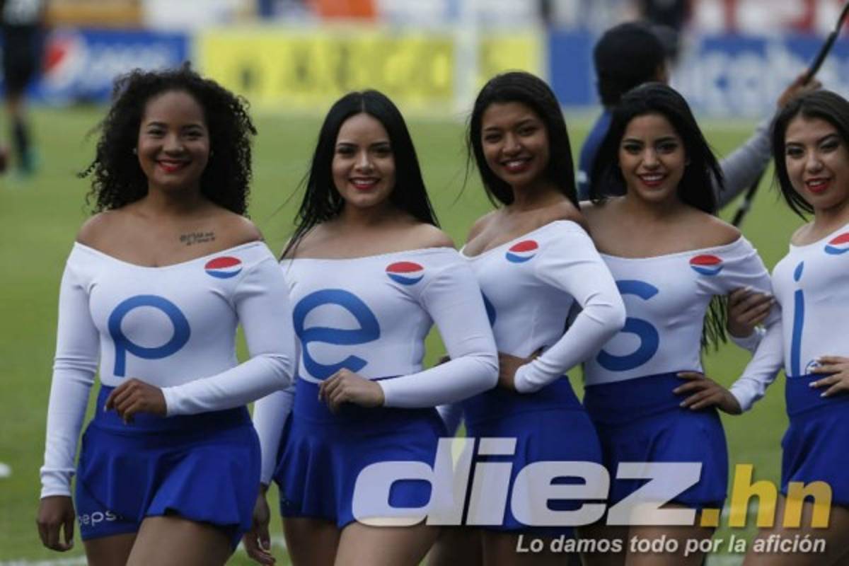 ¡Hermosas chicas! El lado más sexy de la final entre Motagua y Olimpia