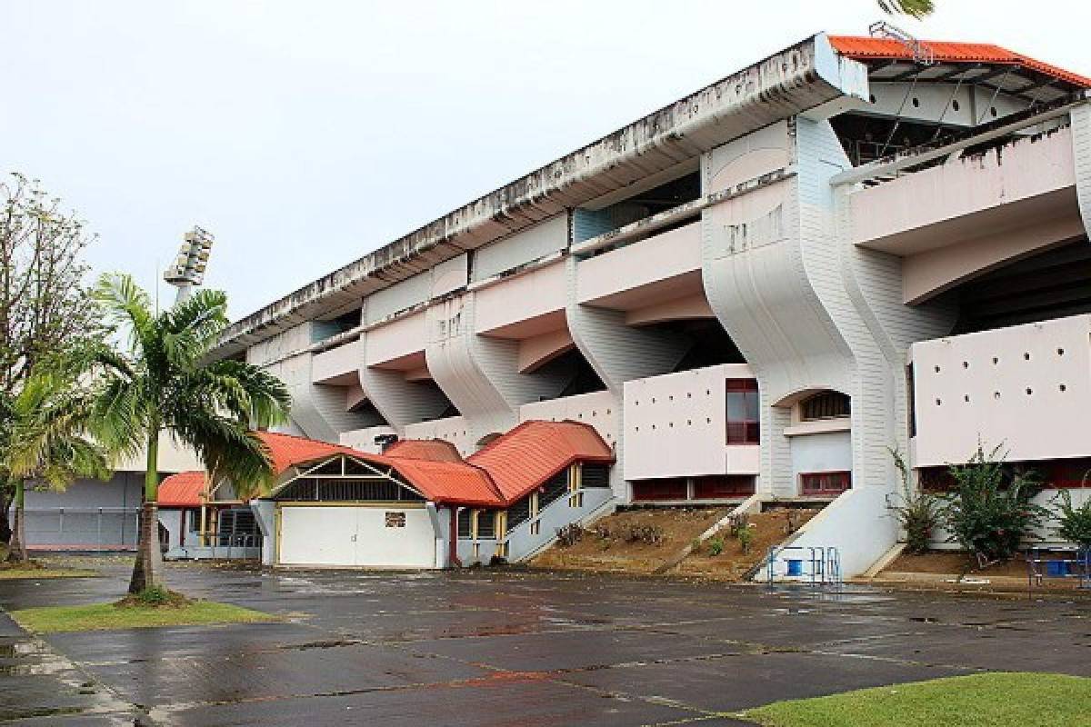 Así es el estadio Pierre Aliker en Martinica donde Honduras juega esta noche