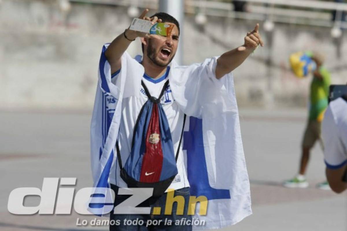 Así se vive el ambiente previo al juego Honduras vs Argelia
