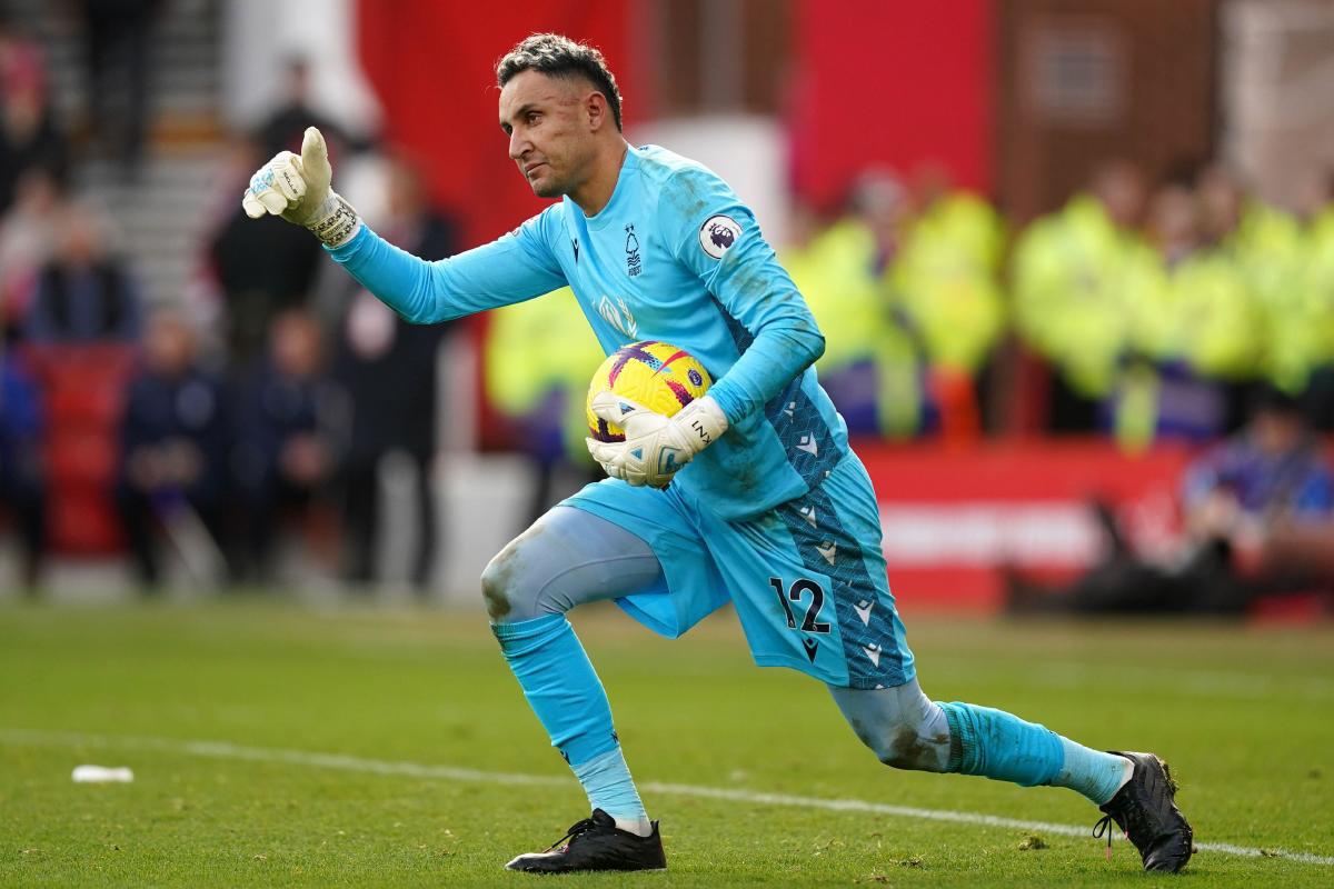 Keylor Navas tiene contrato con el Nottingham Forest hasta final de temporada.