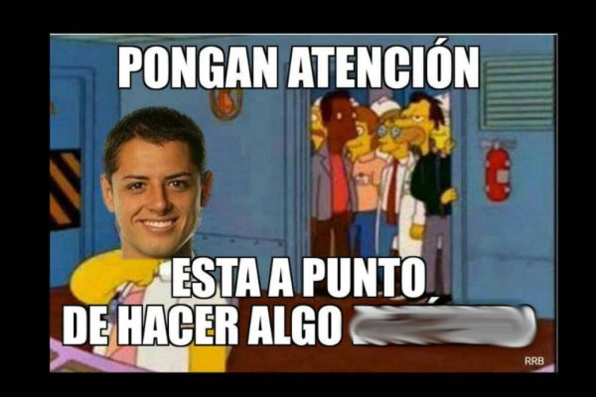 Los mejores memes del doblete de Chicharito Hernández con el Bayer Leverkusen