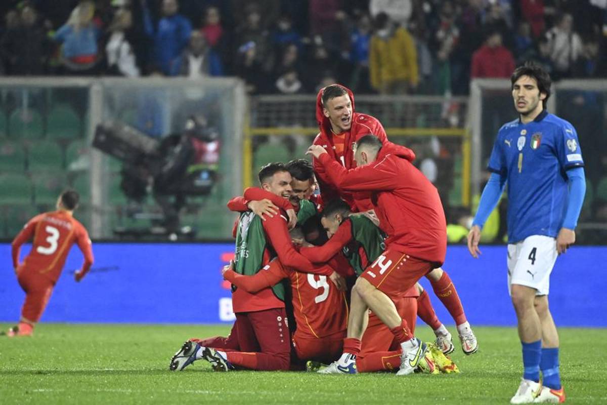 ¡Macedonia enloquece, Portugal avanza y los golazos de Bale! Las postales de la primera ronda de repechajes en Europa