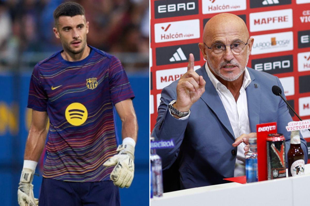 De la Fuente aclara por qué no convocó a Joan García en España: Aquí no vienen jugadores de clubes...