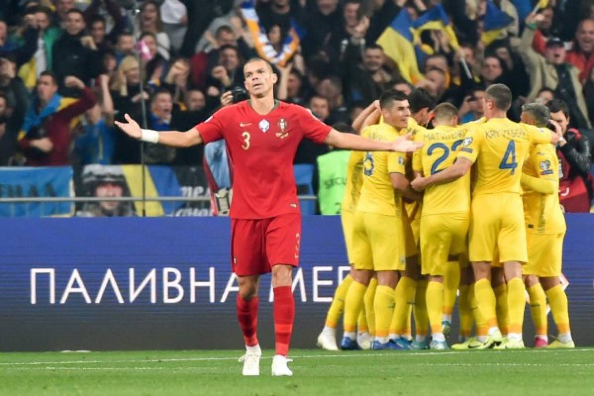 NO VISTE EN TV: Explosión ucraniana y el gesto de Cristiano Ronaldo al final del partido