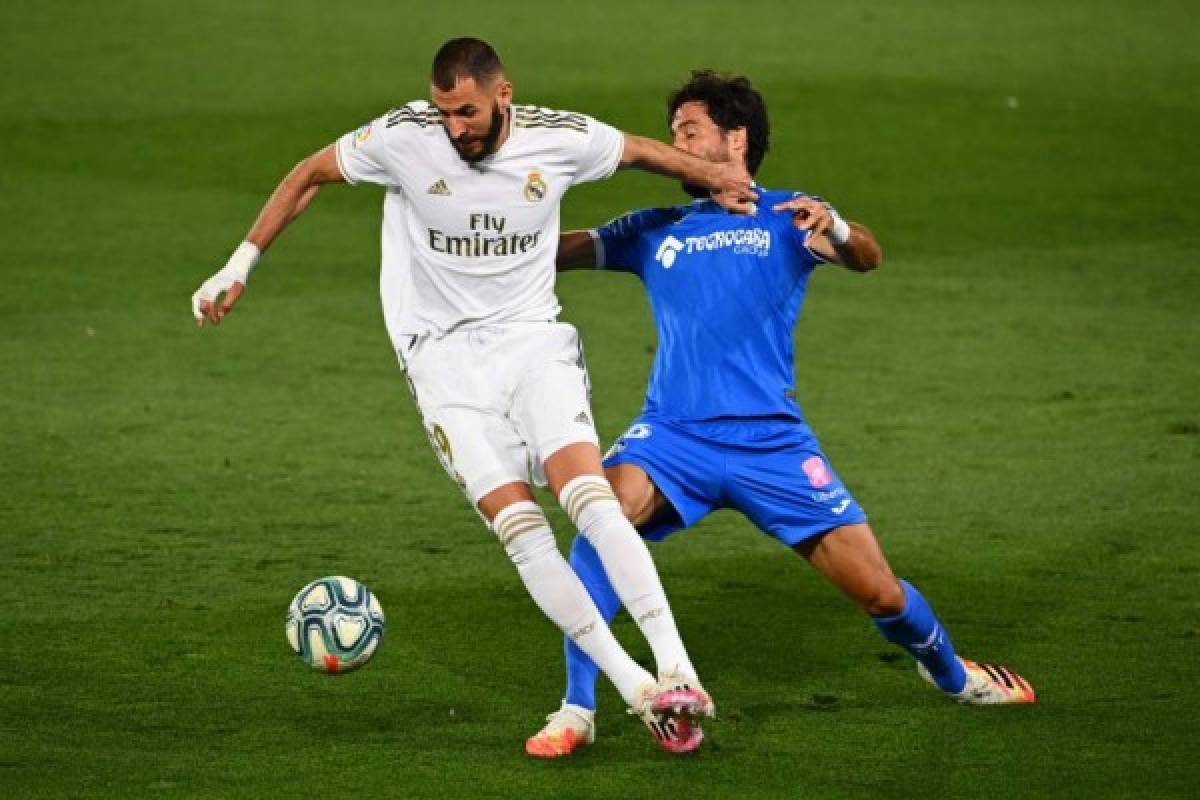 Real Madrid no ha mostrado su mejor versión en la primera parte ante el Getafe.