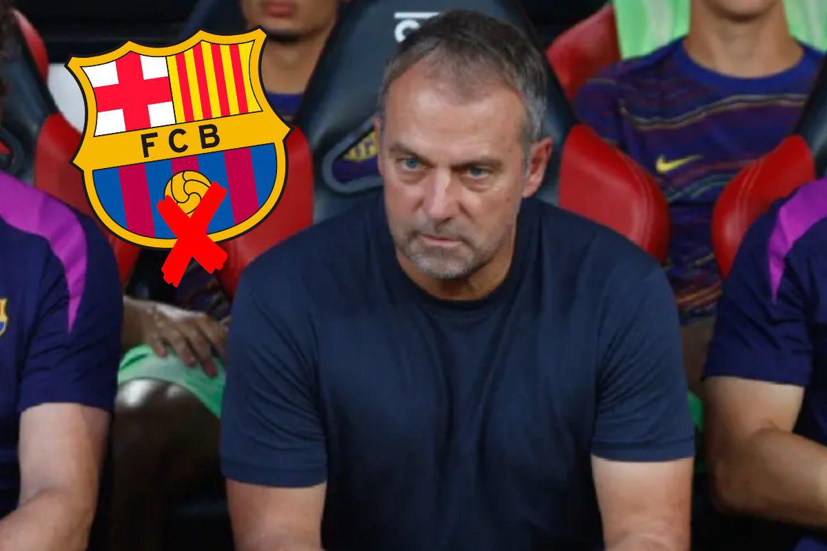 Se calienta su salida: Hansi Flick le pidió marcharse del Barcelona porque no jugará un solo minuto