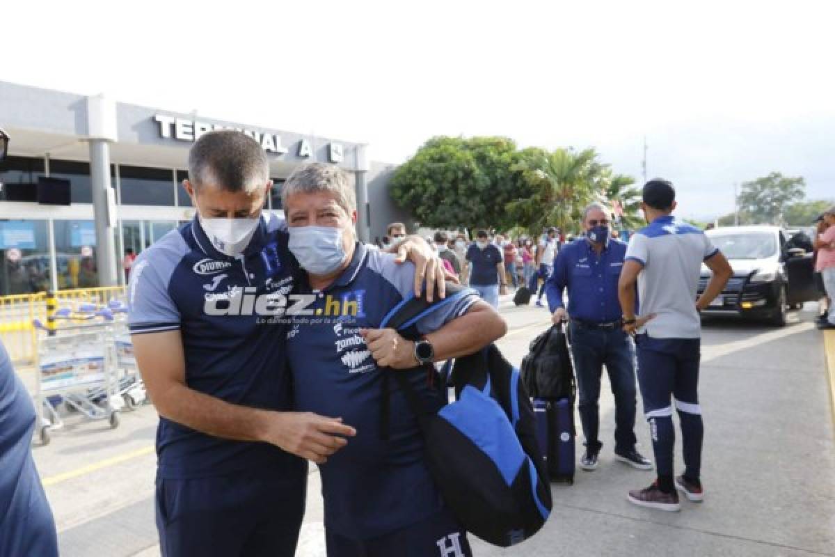 Fotos: Así fue regreso de la Selección de Honduras tras la amarga derrota sufrida en Costa Rica