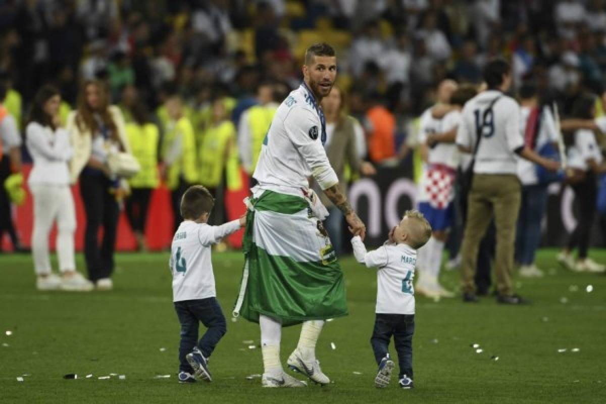 FOTOS: Así celebraron las esposas e hijos de los jugadores del Real Madrid el título de Champions