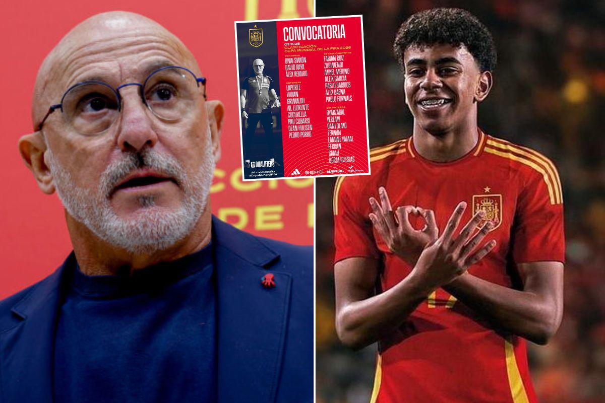 La convocatoria de España para buscar el pase al Mundial 2026: cinco del Barça y uno del Real Madrid
